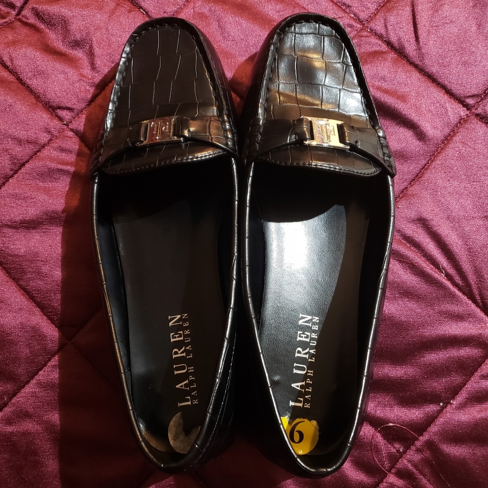 RALF LAUREN LEATHER SHOES FOR MEN